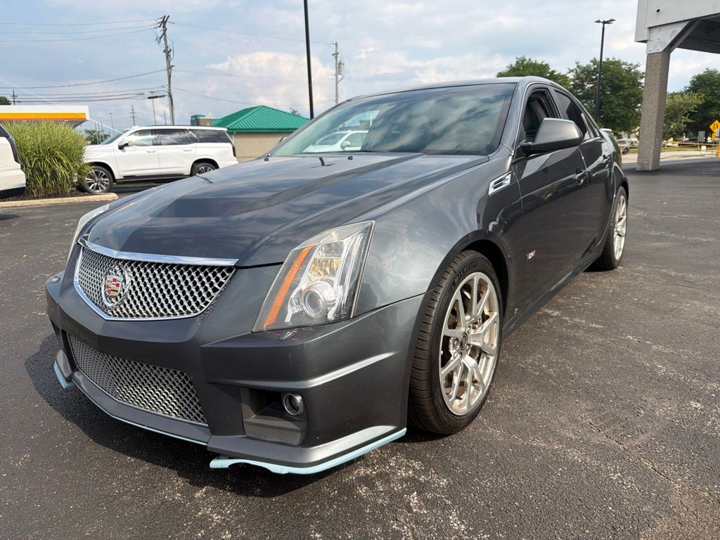 Thunder Gray ChromaFlair 2009 Cadillac CTS-V Sedan Rear-Wheel Drive 6-Speed Automatic