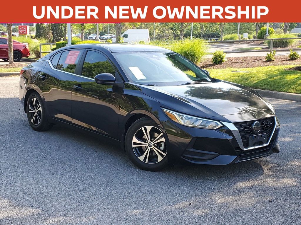 Super Black 2020 Nissan Sentra SV FWD Sedan Front-Wheel Drive Continuously Variable Transmission