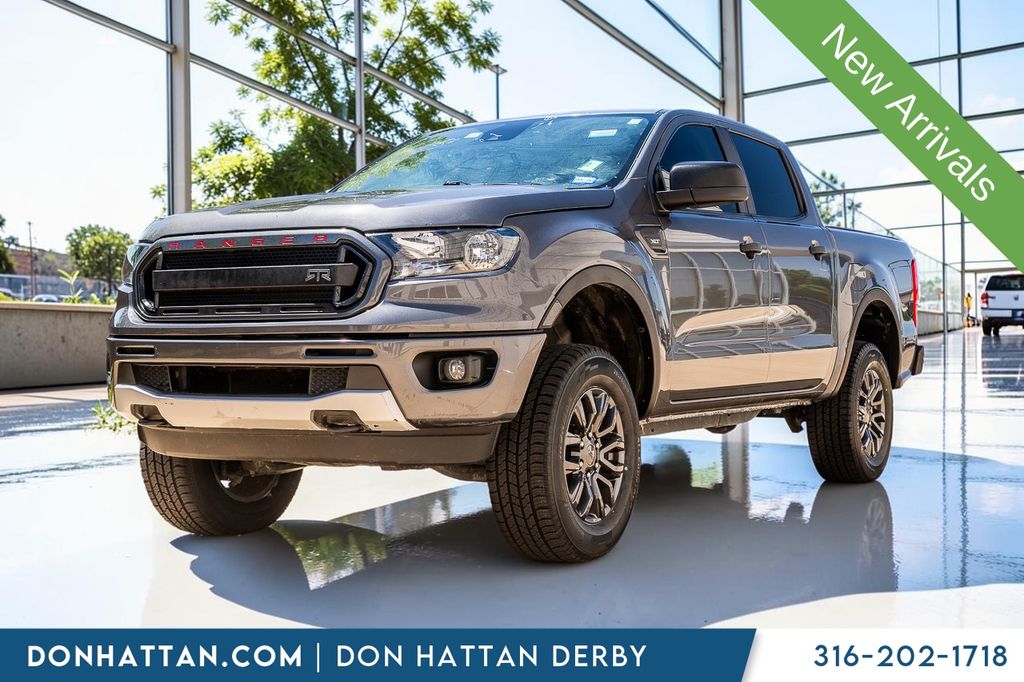 Gray Metallic 2023 Ford Ranger XLT SuperCrew 4WD Pickup Truck Four-Wheel Drive Automatic