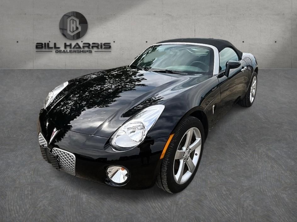 Mysterious (Black) 2008 Pontiac Solstice Base Convertible Rear-Wheel Drive 5-Speed Manual