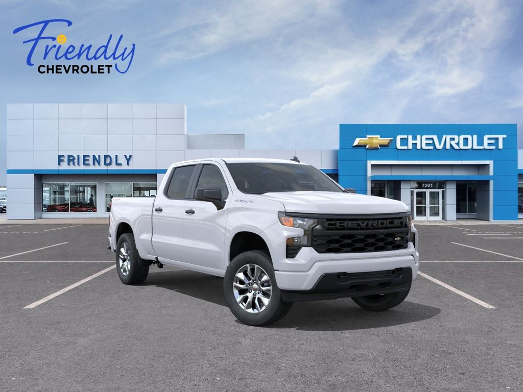 Summit White 2026 Chevrolet Silverado 1500 Pickup Truck Four-Wheel Drive 8-Speed Automatic