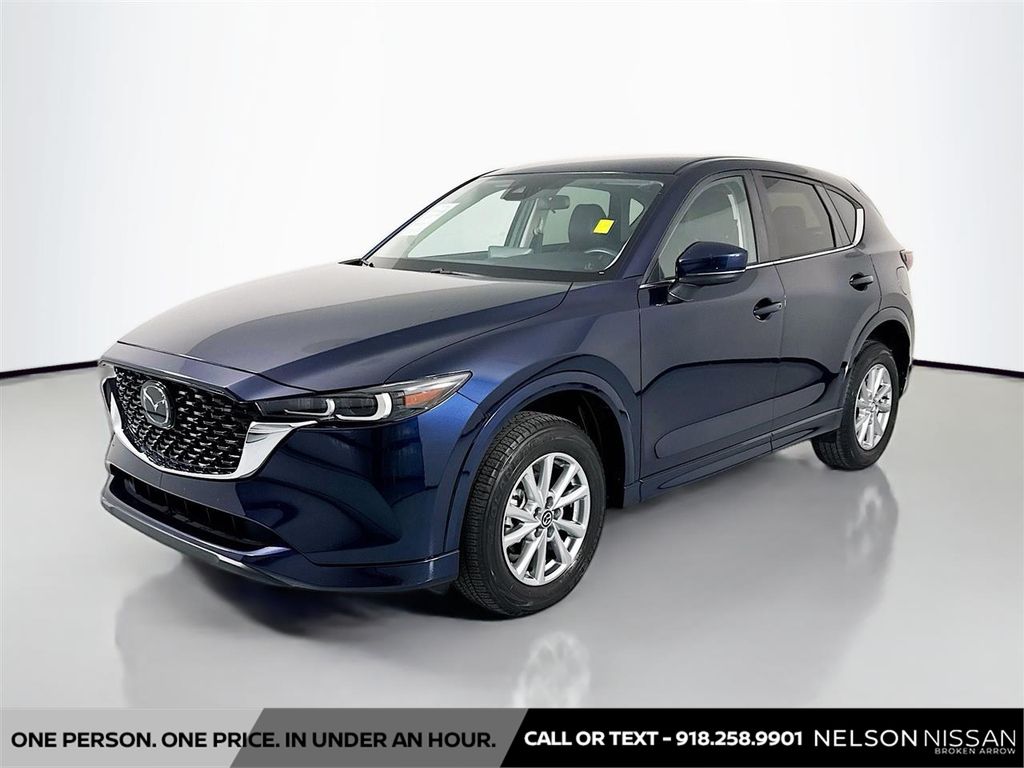 Deep Crystal Blue Mica 2024 Mazda CX-5 2.5 S Select AWD SUV / Crossover All-Wheel Drive 6-Speed Automatic