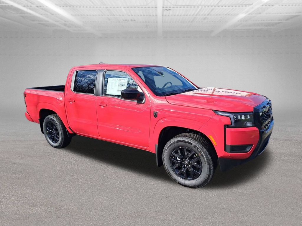 2026 Nissan Frontier SV Red at John Sisson Motors