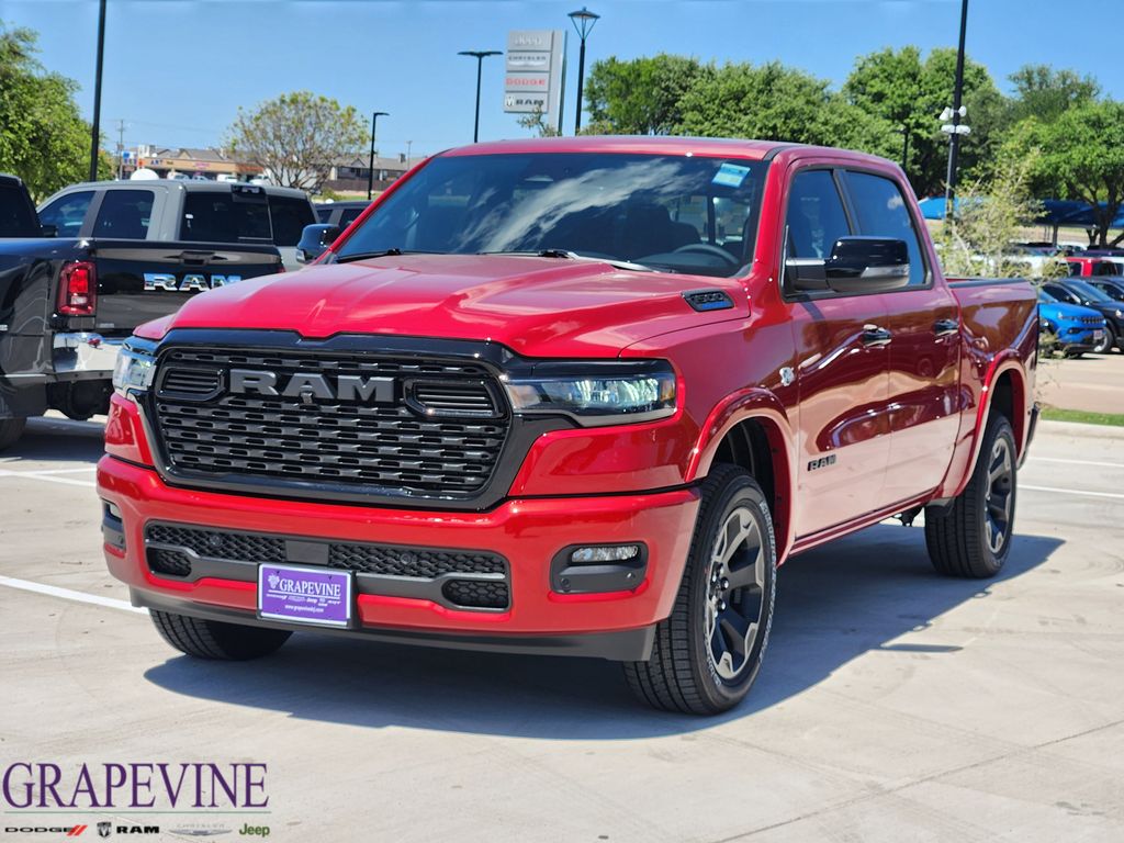 Molten Red Pearlcoat 2026 RAM 1500 Big Horn Crew Cab 4WD Pickup Truck Four-Wheel Drive 8-Speed Automatic