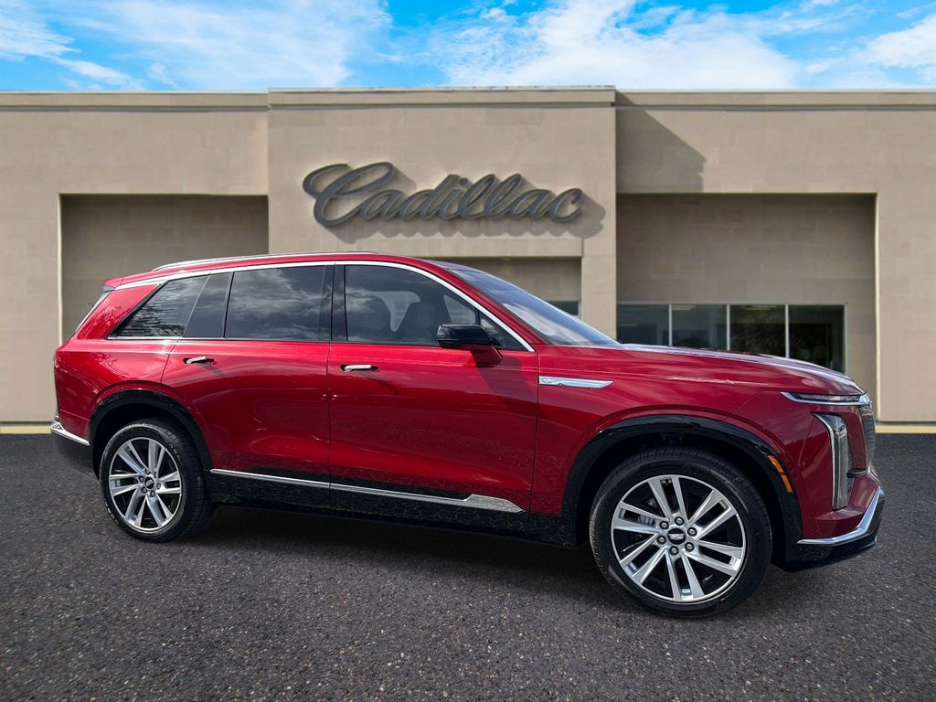 Radiant Red 2026 Cadillac VISTIQ Luxury AWD SUV / Crossover All-Wheel Drive 1-Speed Automatic