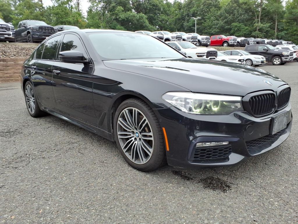 Black Sapphire Metallic 2018 BMW 5 Series Sedan All-Wheel Drive 8-Speed Automatic