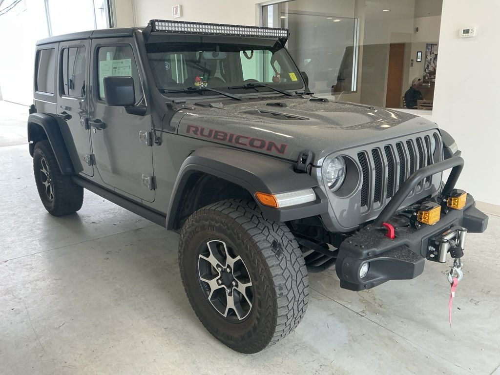 Sting-Gray Clearcoat 2019 Jeep Wrangler Unlimited Rubicon 4WD SUV / Crossover Four-Wheel Drive 8-Speed Automatic