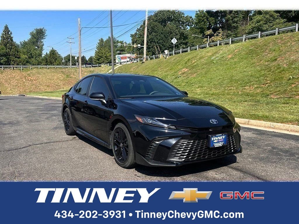 Midnight Black Metallic 2026 Toyota Camry Sedan Front-Wheel Drive Continuously Variable Transmission