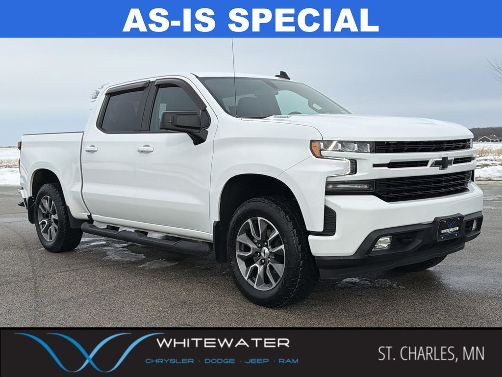 White 2021 Chevrolet Silverado 1500 RST Crew Cab 4WD Pickup Truck Four-Wheel Drive Automatic