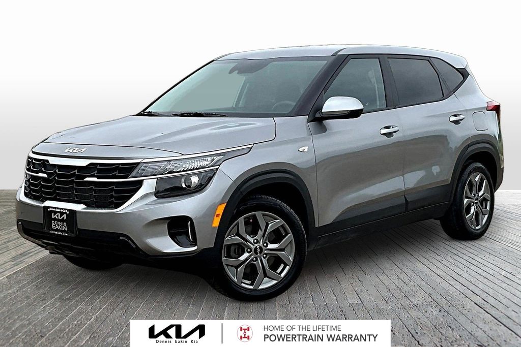 Steel Gray 2024 Kia Seltos SUV / Crossover All-Wheel Drive Continuously Variable Transmission