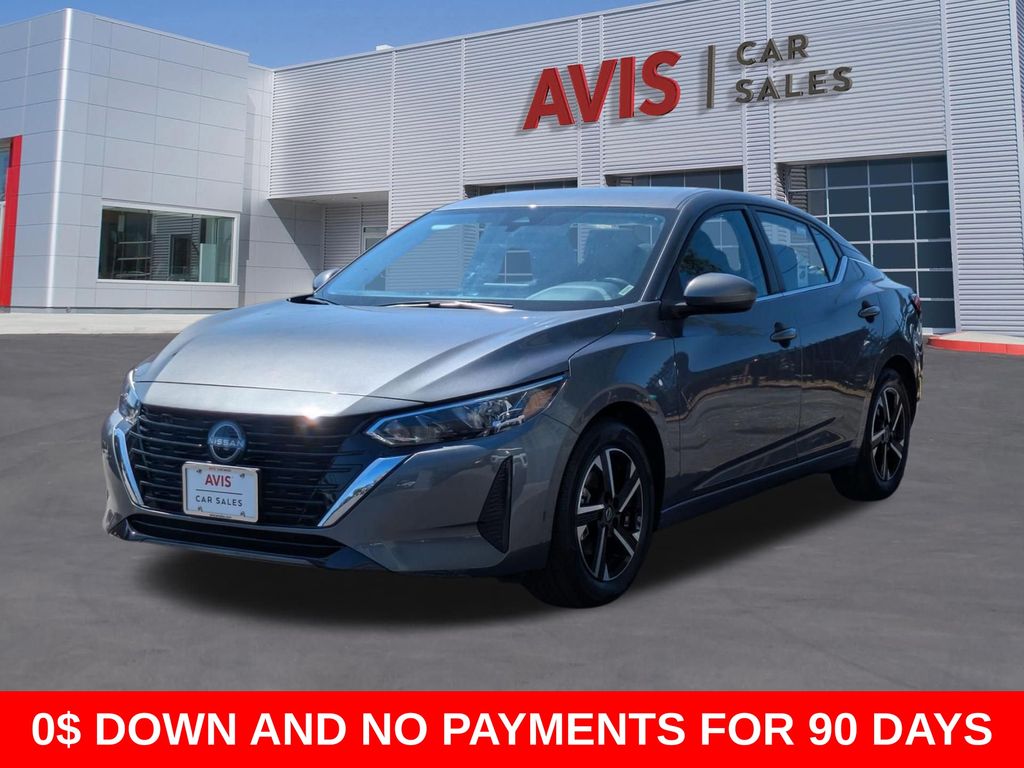 Gray (Gun Metallic) 2025 Nissan Sentra SV FWD Sedan Front-Wheel Drive Continuously Variable Transmission