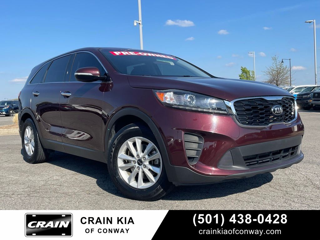 Red (Sangria) 2020 Kia Sorento LX V6 FWD SUV / Crossover Front-Wheel Drive 8-Speed Automatic