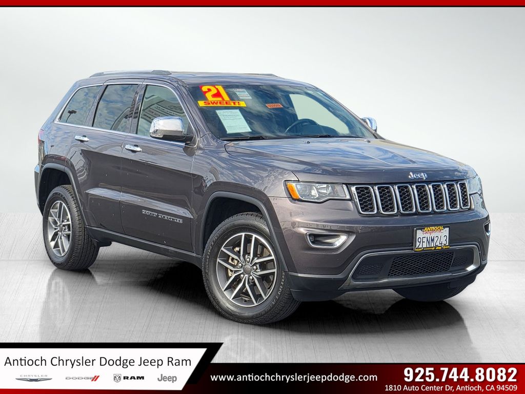 Gray (Granite Crystal Metallic Clearcoat) 2021 Jeep Grand Cherokee Limited 4WD SUV / Crossover Four-Wheel Drive 8-Speed Automatic