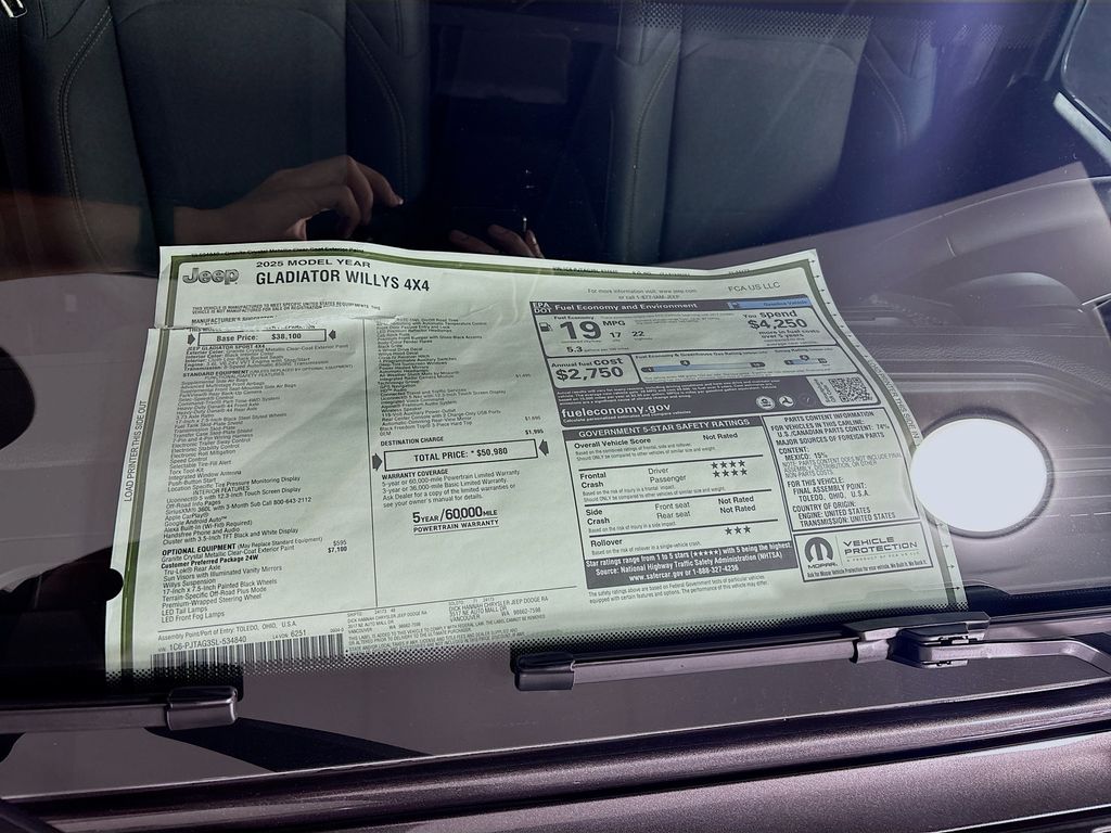 2025 Jeep Gladiator Willys