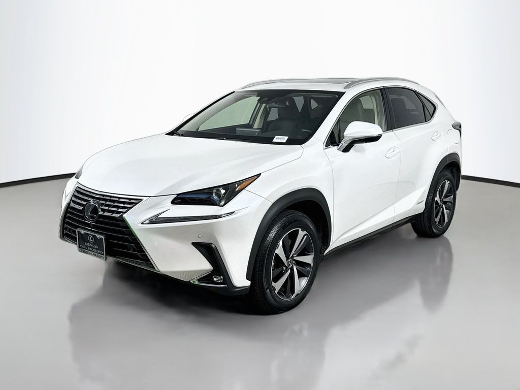 Eminent White Pearl 2021 Lexus NX Hybrid SUV / Crossover All-Wheel Drive Continuously Variable Transmission