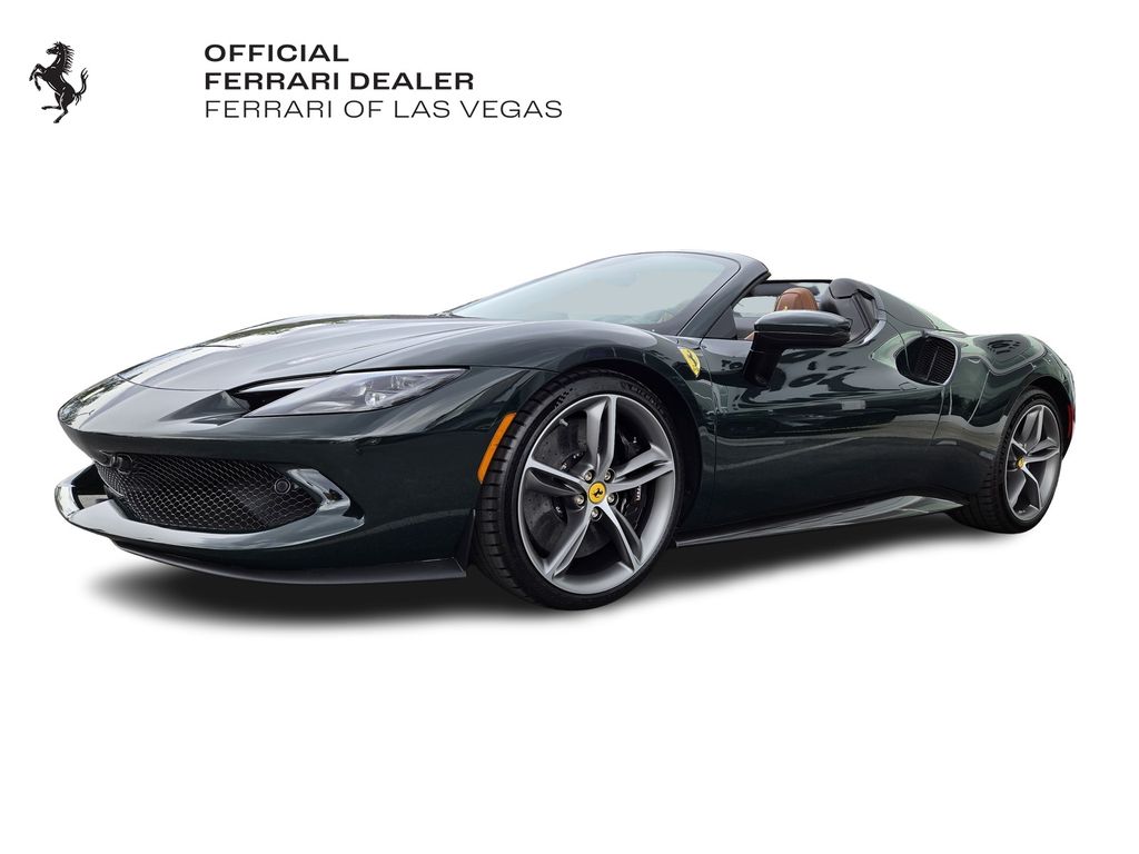 British Racing Green 2024 Ferrari 296 GTS RWD Convertible Rear-Wheel Drive 8-Speed Dual Clutch