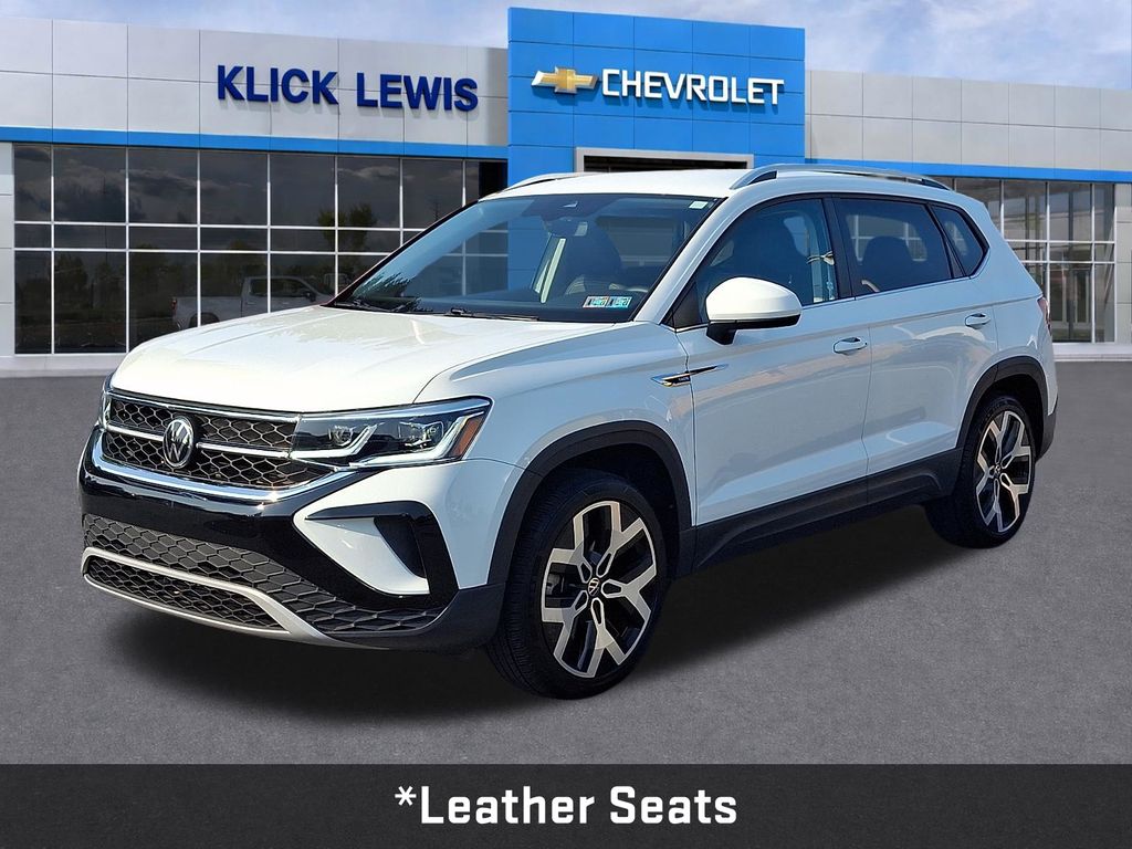 2022 Volkswagen Taos 1.5T SEL White at Auto Express Mitsubishi