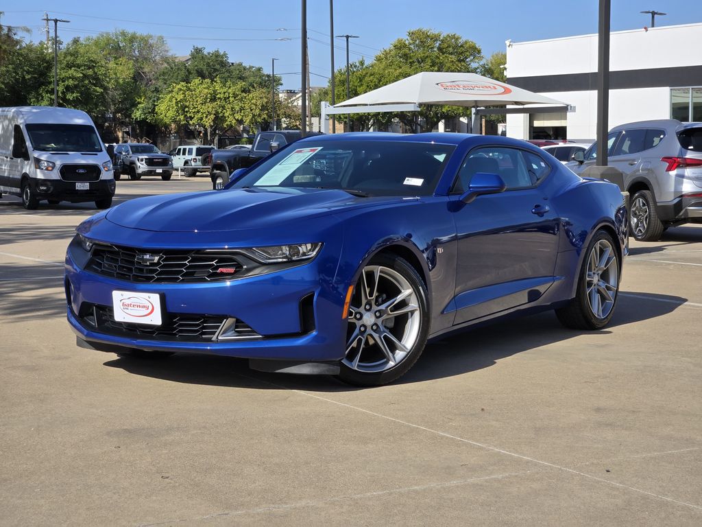 Riverside Blue Metallic 2021 Chevrolet Camaro Coupe Rear-Wheel Drive 8-Speed Automatic
