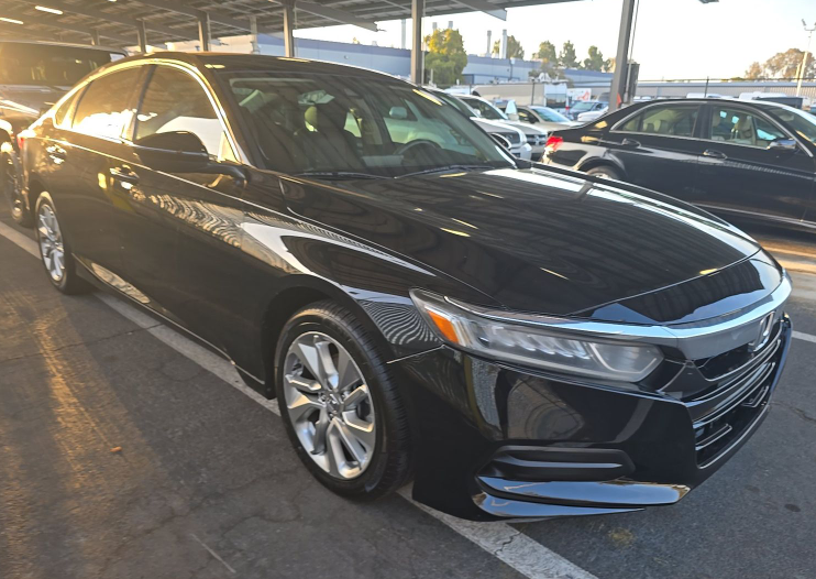 Crystal Black Pearl 2019 Honda Accord Sedan Front-Wheel Drive Continuously Variable Transmission