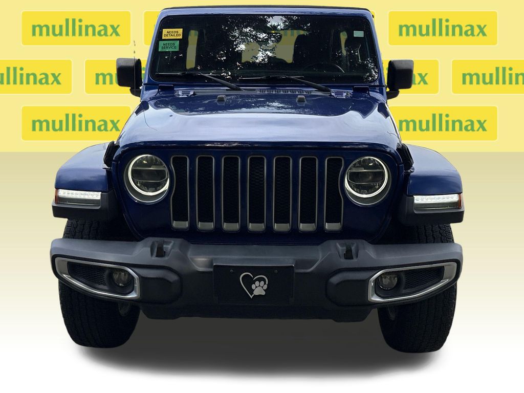 Used 2018 Blue Jeep Unlimited Sahara image 14