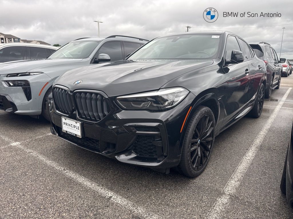 Black Sapphire Metallic 2022 BMW X6 xDrive40i AWD SUV / Crossover All-Wheel Drive 8-Speed Automatic