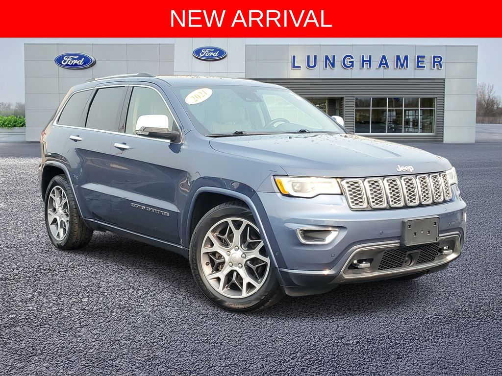 Slate Blue Pearlcoat 2021 Jeep Grand Cherokee SUV / Crossover Four-Wheel Drive 8-Speed Automatic
