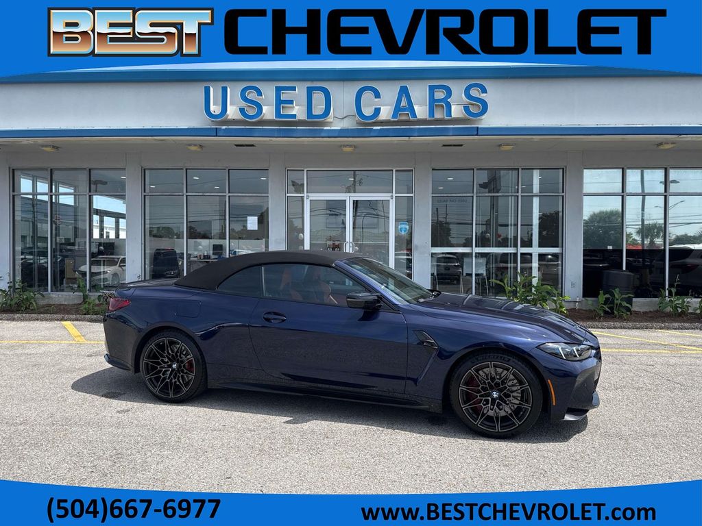Blue 2025 BMW M4 Convertible All-Wheel Drive 8-Speed Automatic