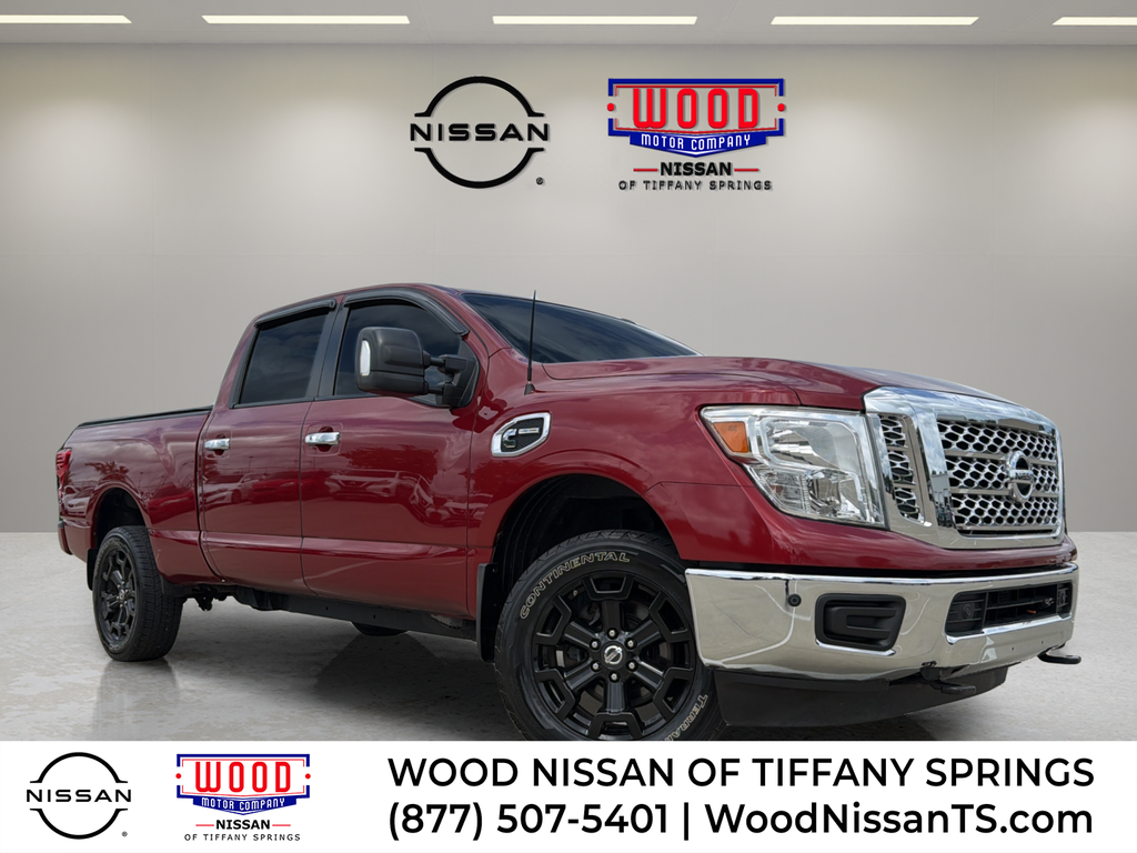 Cayenne Red Metallic 2019 Nissan Titan Pickup Truck 6-Speed Automatic