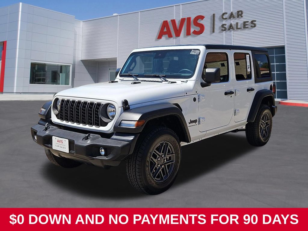 Bright White Clearcoat 2025 Jeep Wrangler SUV / Crossover Four-Wheel Drive 8-Speed Automatic