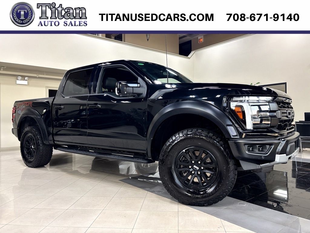 Black Metallic 2025 Ford F-150 Pickup Truck Four-Wheel Drive Automatic