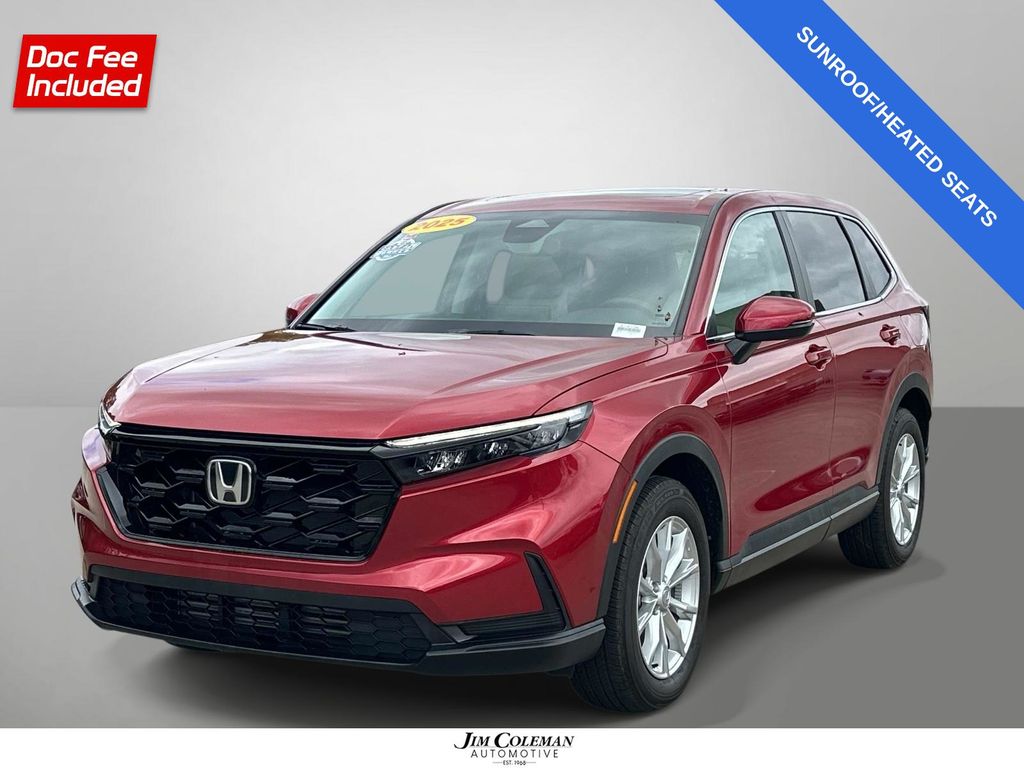 Radiant Red Metallic 2025 Honda CR-V SUV / Crossover All-Wheel Drive Continuously Variable Transmission