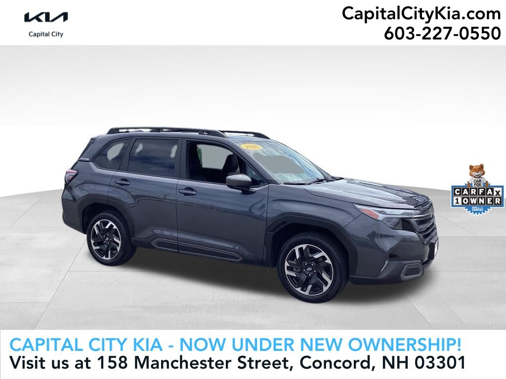 Gray Metallic 2025 Subaru Forester SUV / Crossover All-Wheel Drive Continuously Variable Transmission