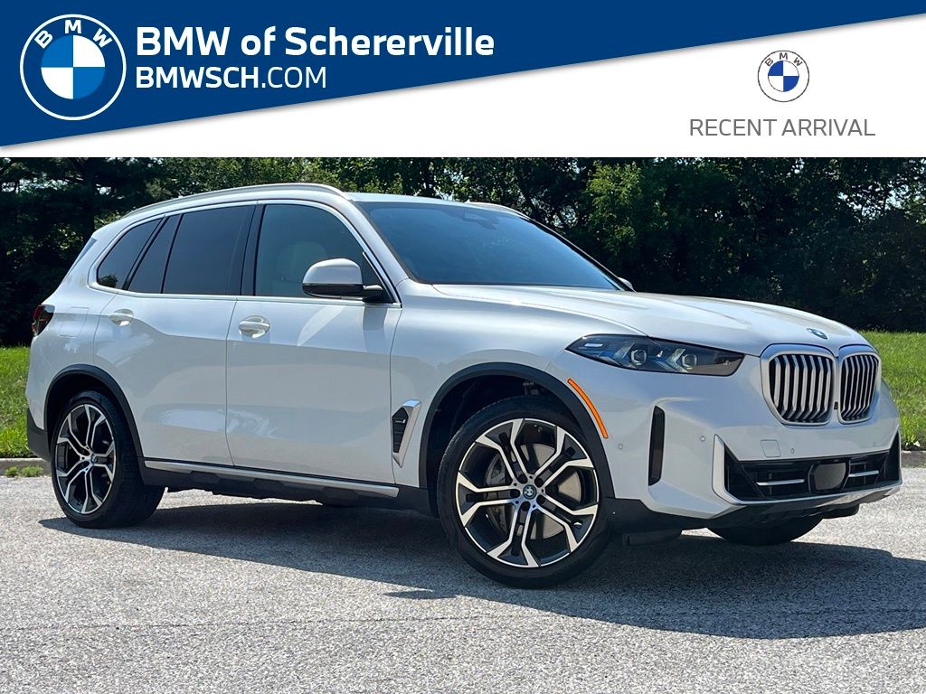 Mineral White Metallic 2024 BMW X5 SUV / Crossover All-Wheel Drive 8-Speed Automatic