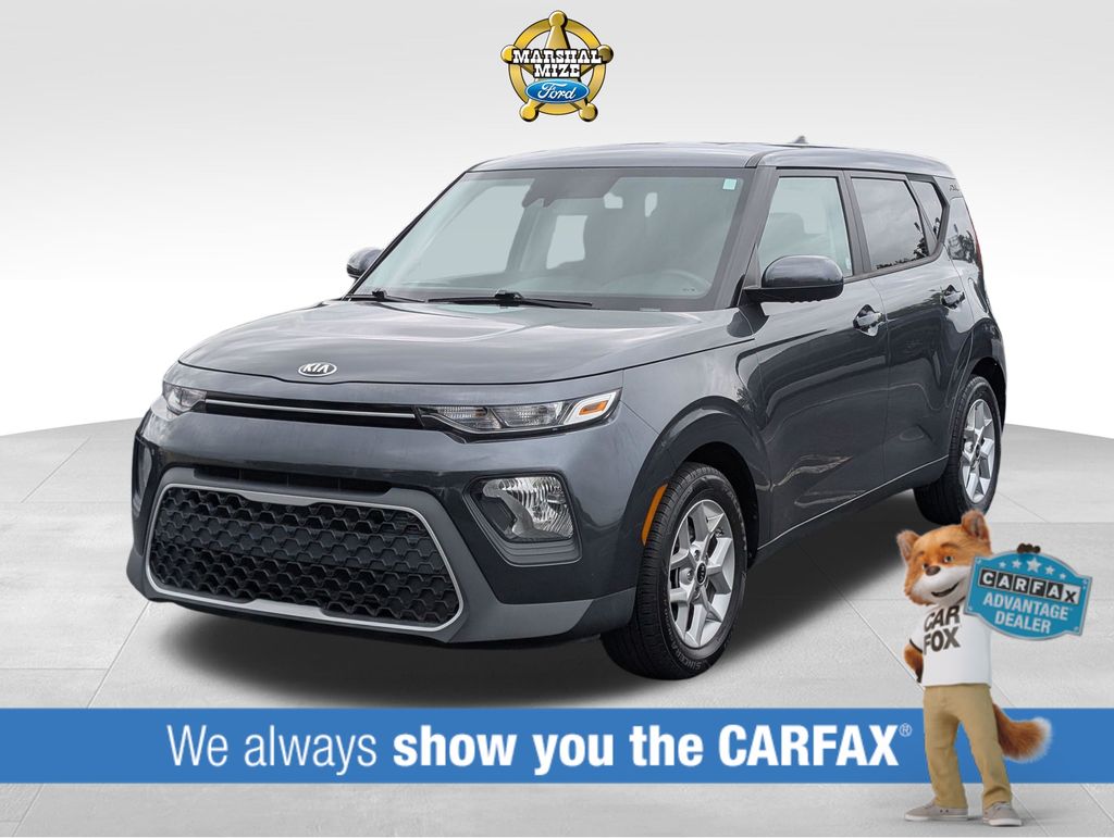 Gravity Gray 2021 Kia Soul SUV / Crossover Front-Wheel Drive Continuously Variable Transmission