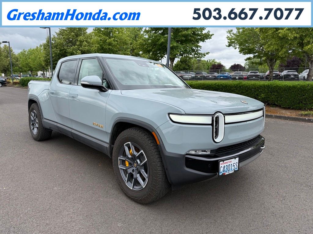 Limestone 2022 Rivian R1T Pickup Truck All-Wheel Drive 1-Speed Automatic