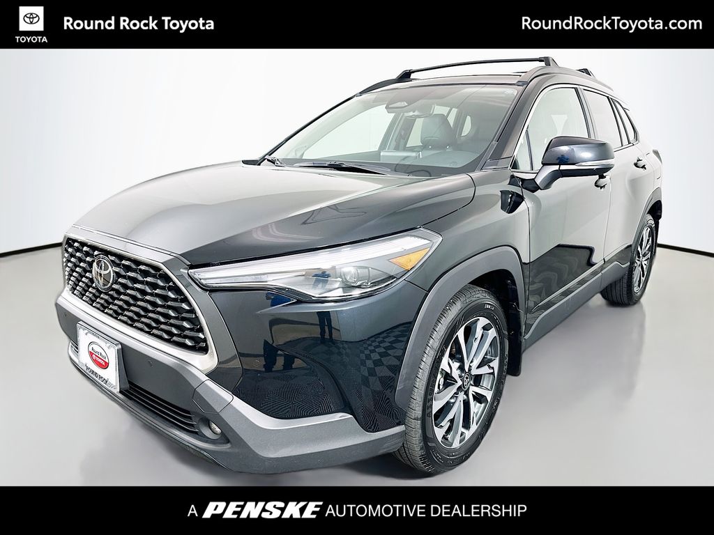 Jet Black 2025 Toyota Corolla Cross SUV / Crossover Front-Wheel Drive Continuously Variable Transmission