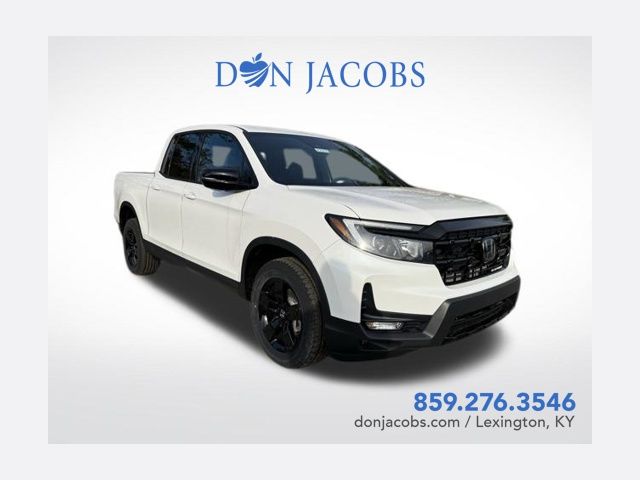 Platinum White Pearl 2026 Honda Ridgeline Black Edition AWD Pickup Truck All-Wheel Drive 9-Speed Automatic