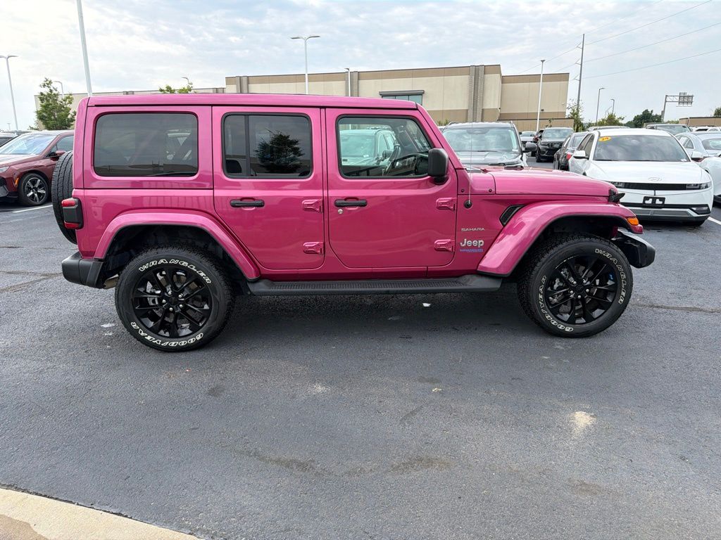 Used 2022 Red Jeep Unlimited Sahara 4xe image 8