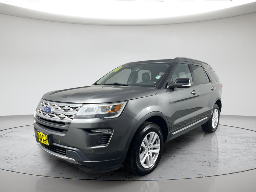 Gray 2018 Ford Explorer XLT AWD SUV / Crossover All-Wheel Drive 6-Speed Automatic