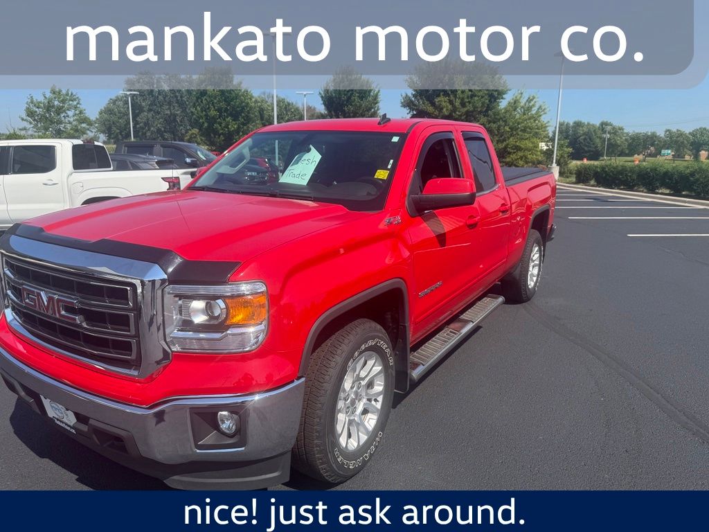 Fire Red 2014 GMC Sierra 1500 Pickup Truck Four-Wheel Drive 6-Speed Automatic Overdrive