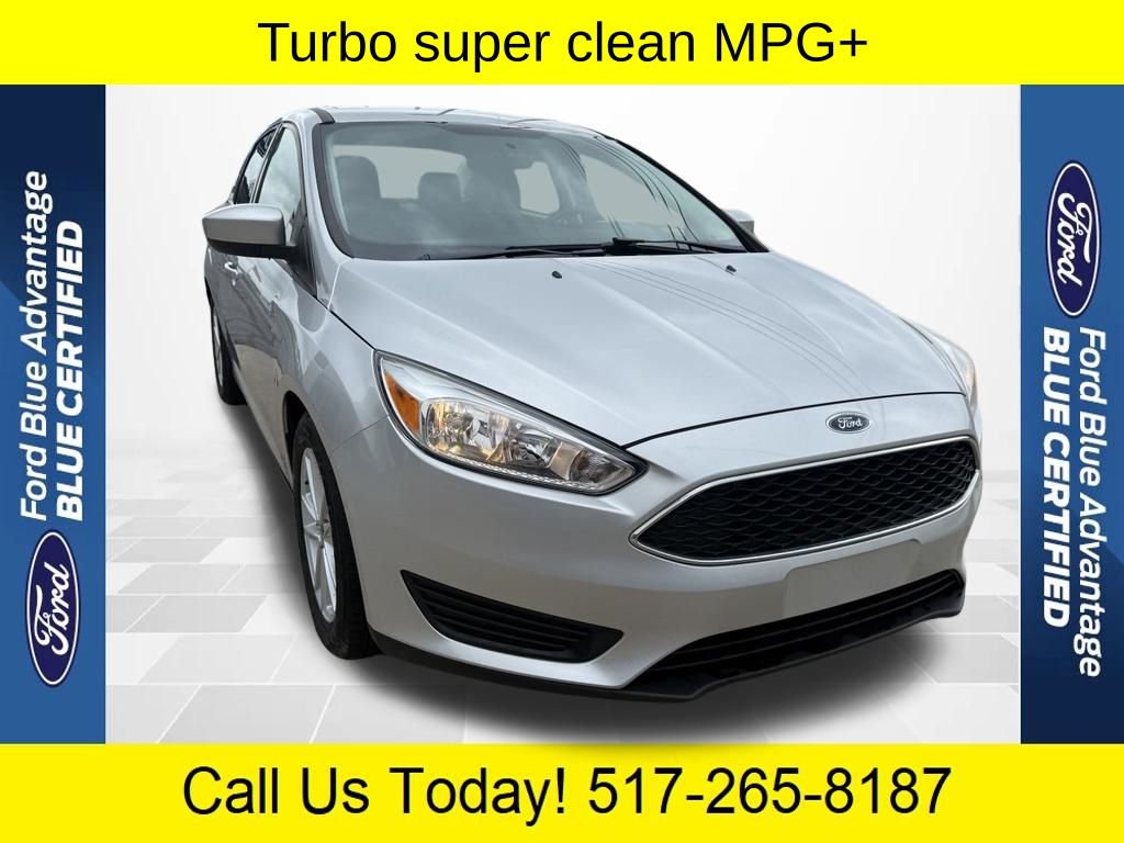 Ingot Silver 2018 Ford Focus SE Sedan Front-Wheel Drive 6-Speed Automatic