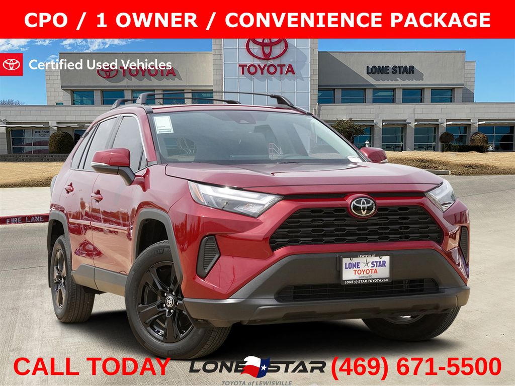 Red (Ruby Flare Pearl) 2024 Toyota RAV4 XLE FWD SUV / Crossover Front-Wheel Drive 8-Speed Automatic
