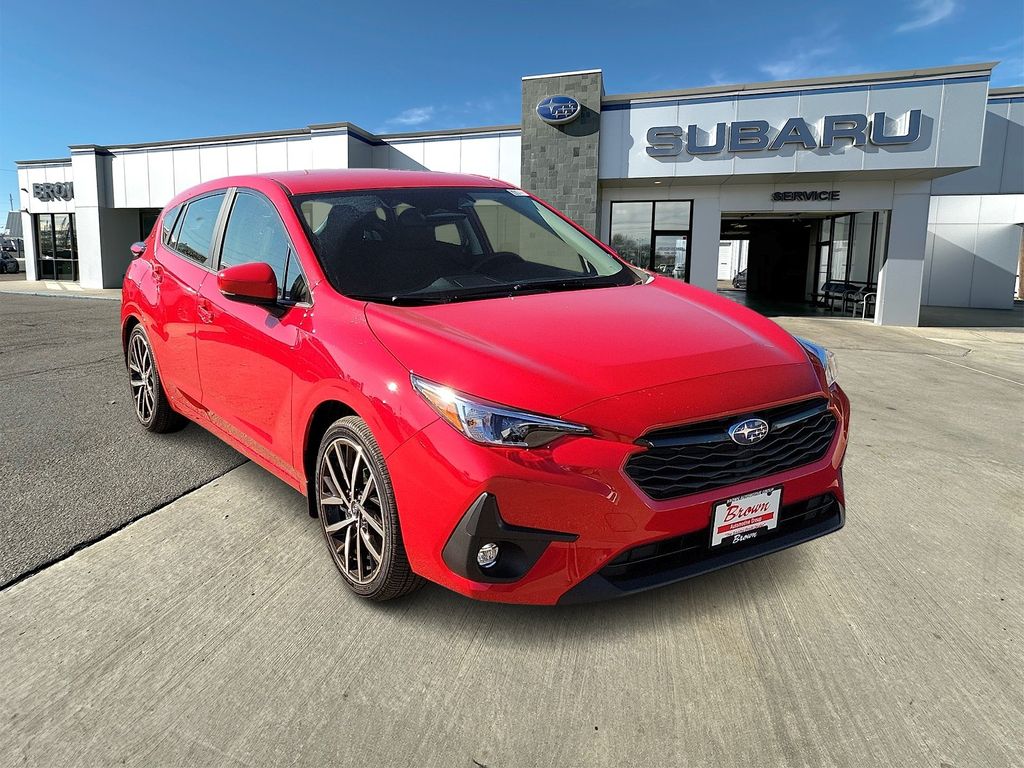 Pure Red 2026 Subaru Impreza Wagon All-Wheel Drive Continuously Variable Transmission