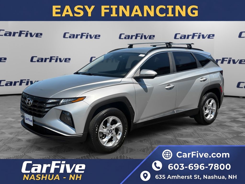 Shimmering Silver 2022 Hyundai Tucson SUV / Crossover All-Wheel Drive 8-Speed Automatic