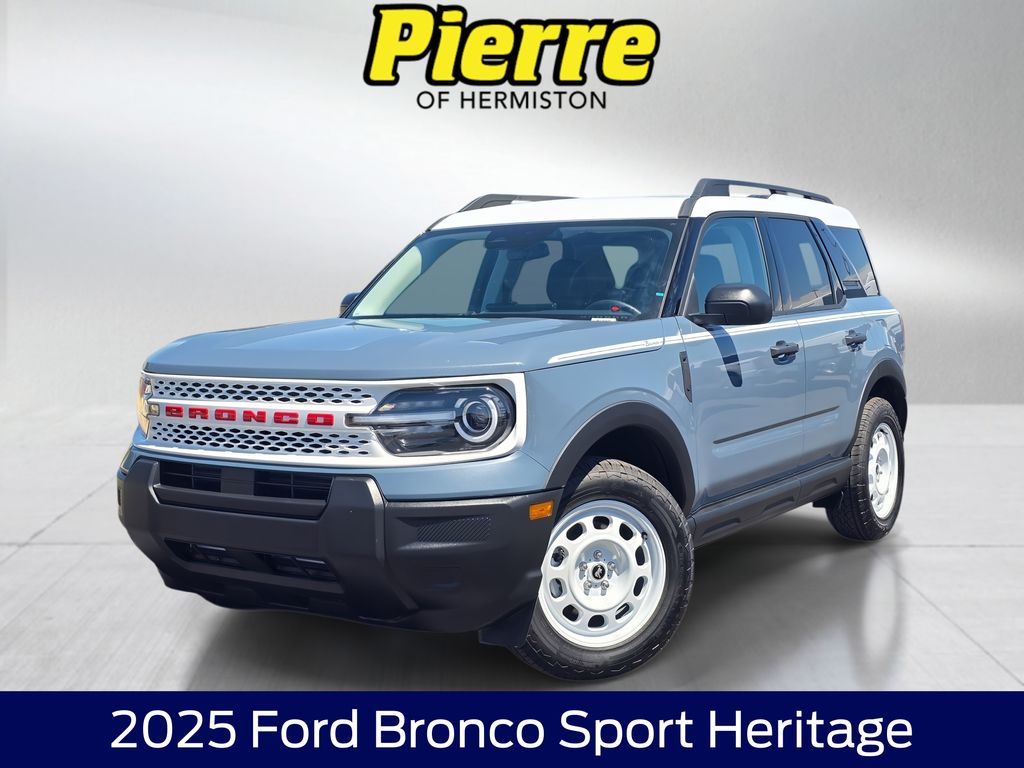 Blue (Azure Gray Metallic) 2025 Ford Bronco Sport SUV / Crossover All-Wheel Drive 8-Speed Automatic