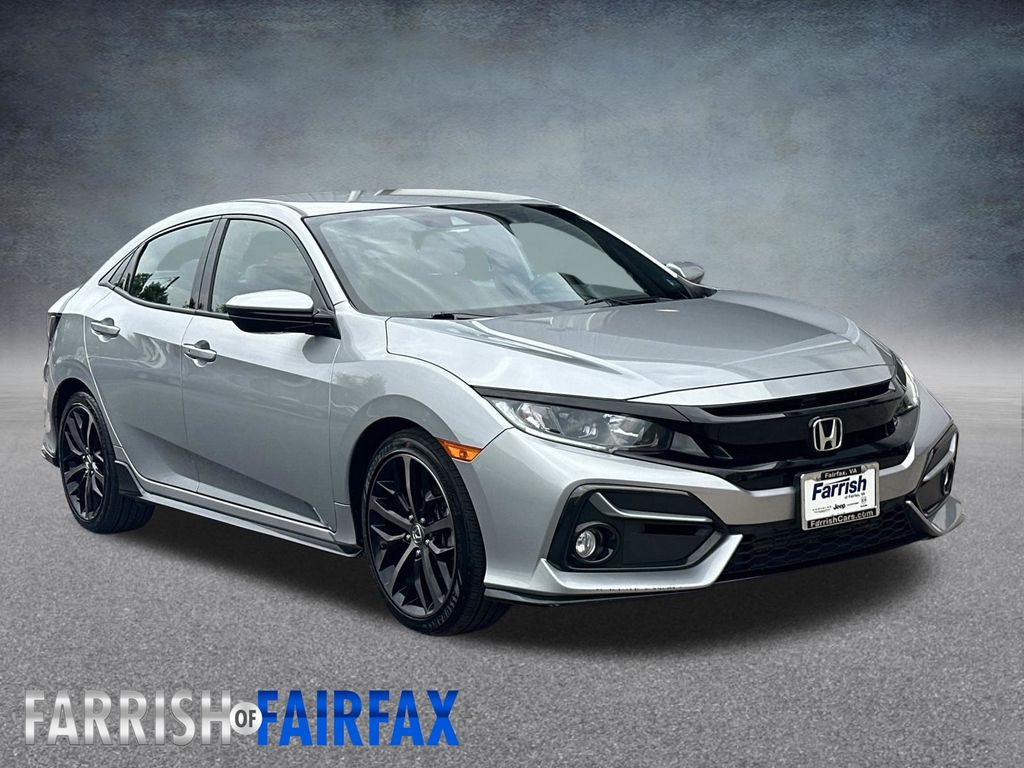 Silver Metallic 2020 Honda Civic Hatchback Hatchback Front-Wheel Drive Continuously Variable Transmission