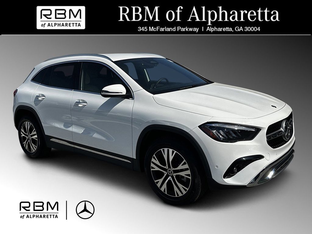 White 2025 Mercedes-Benz GLA 250 FWD SUV / Crossover Front-Wheel Drive 8-Speed Dual Clutch