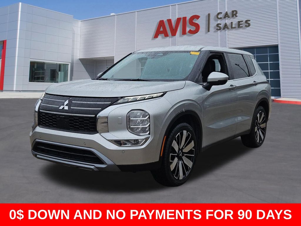 Silver 2025 Mitsubishi Outlander SE FWD SUV / Crossover Front-Wheel Drive Continuously Variable Transmission