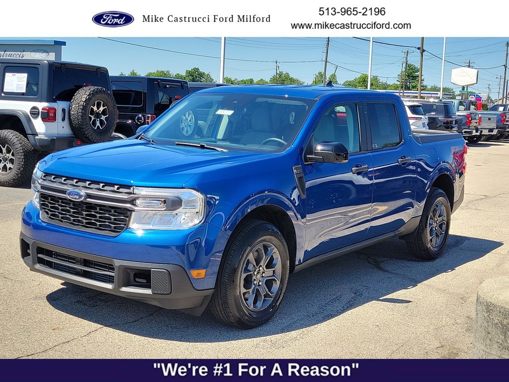 Blue Metallic 2024 Ford Maverick Pickup Truck All-Wheel Drive 8-Speed Automatic