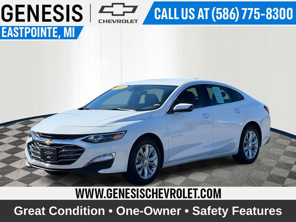 Summit White 2025 Chevrolet Malibu Sedan Front-Wheel Drive Continuously Variable Transmission